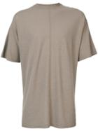 Robert Geller - Plain T-shirt - Men - Cotton - 50, Brown, Cotton