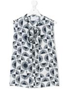 Señorita Lemoniez New Port Bow Blouse - White