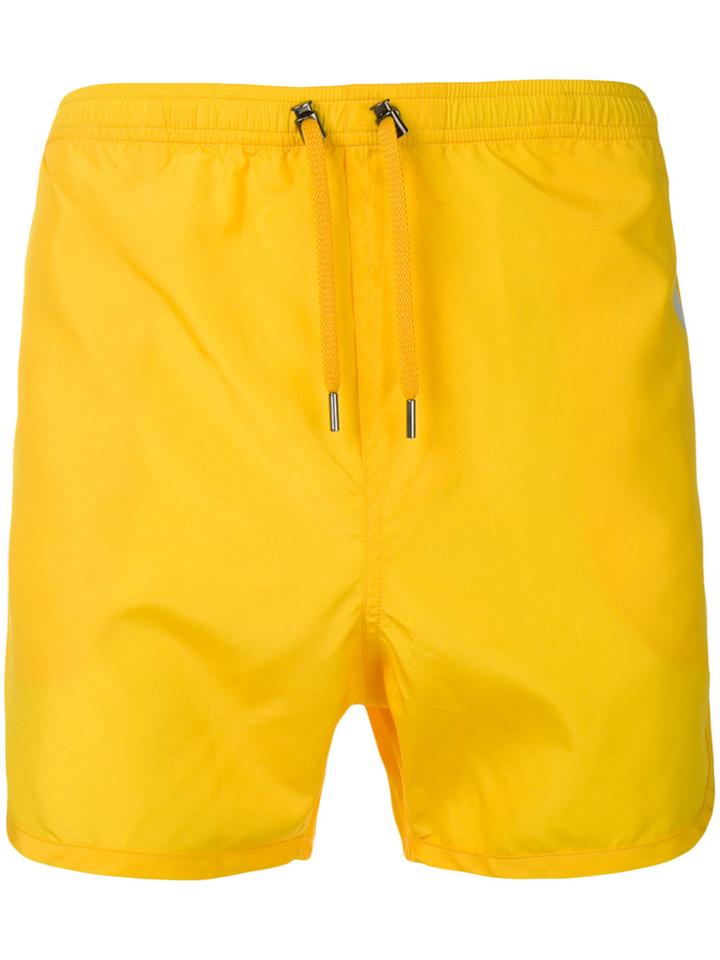 Neil Barrett Swim Shorts - Yellow & Orange