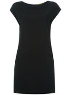 Saint Laurent Short Shift Dress, Women's, Size: 42, Black, Viscose/silk