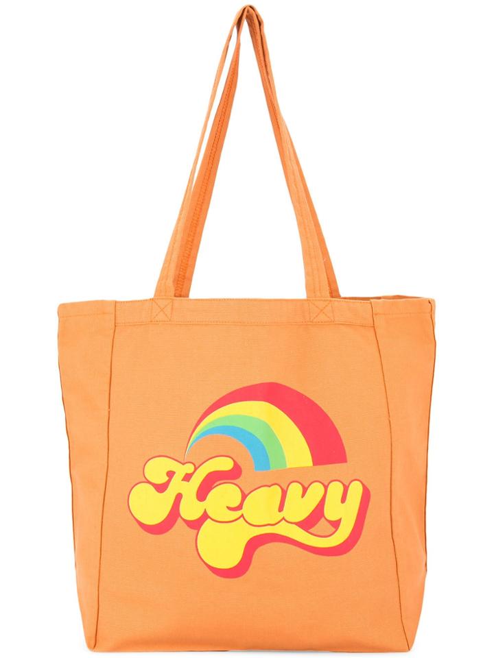 Hysteric Glamour Rainbow Print Shopper Bag - Yellow