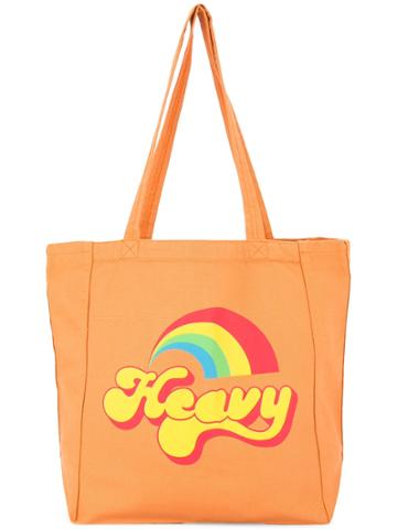 Hysteric Glamour Rainbow Print Shopper Bag - Yellow