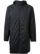 Christopher Kane Hooded Raincoat, Men's, Size: Small, Black, Polyamide