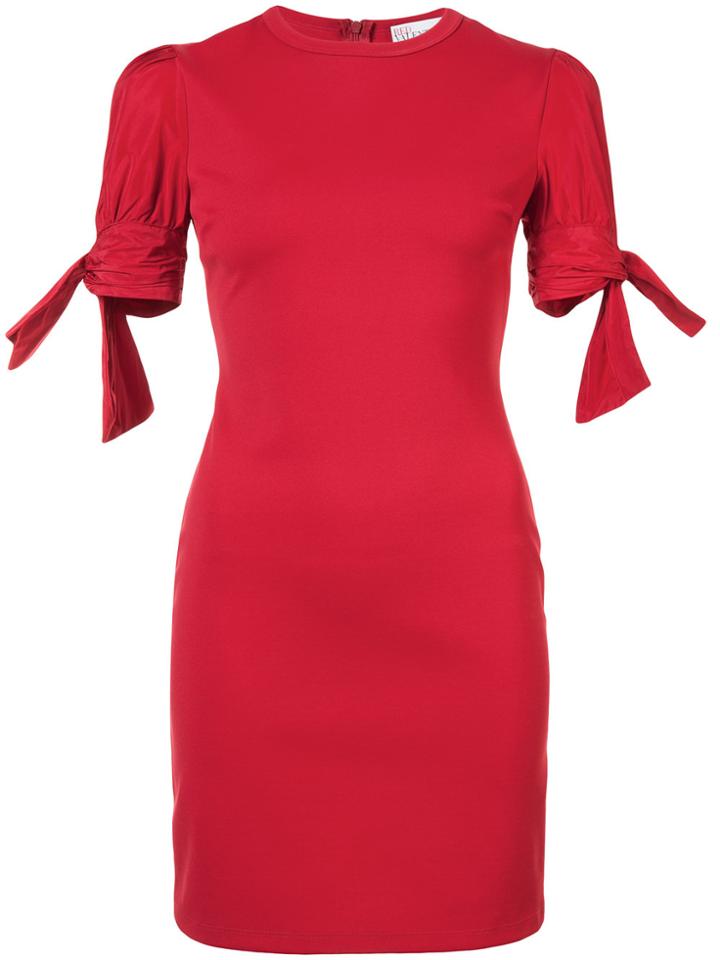 Red Valentino Tied Sleeved Mini Dress
