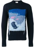 Acne Studios Appliquéd Jumper - Blue