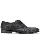 Henderson Baracco Woven Oxford Shoes - Black