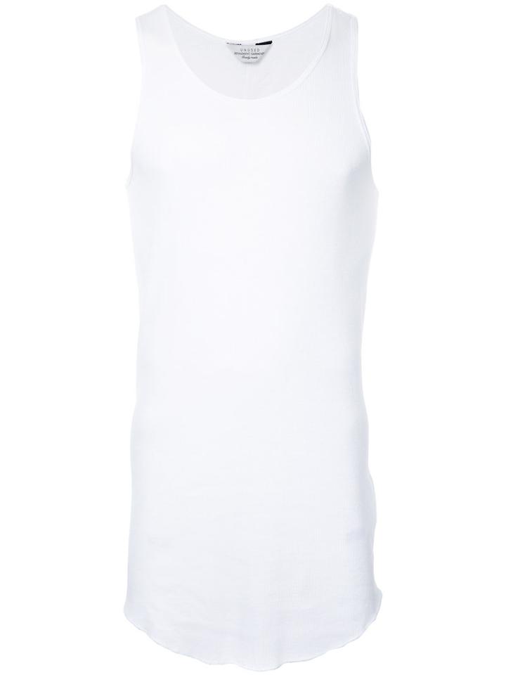 Unused - Tank Top - Men - Cotton - 3, White, Cotton