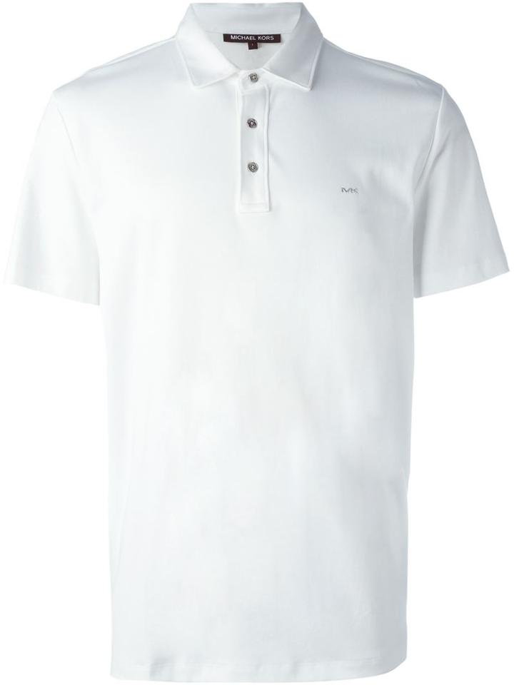 Michael Kors Classic Polo Shirt, Size: Xl, White, Cotton