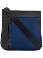 Versace Jeans Contrast Panel Side Bag - Blue