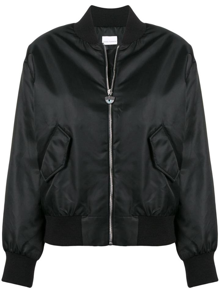 Chiara Ferragni Atomic Bomber Jacket - Black
