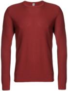 Eleventy Round Neck Jumper - Red