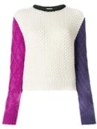 Fausto Puglisi - Colourblock Thick Jumper - Women - Polyamide/mohair/wool - 42, Polyamide/mohair/wool