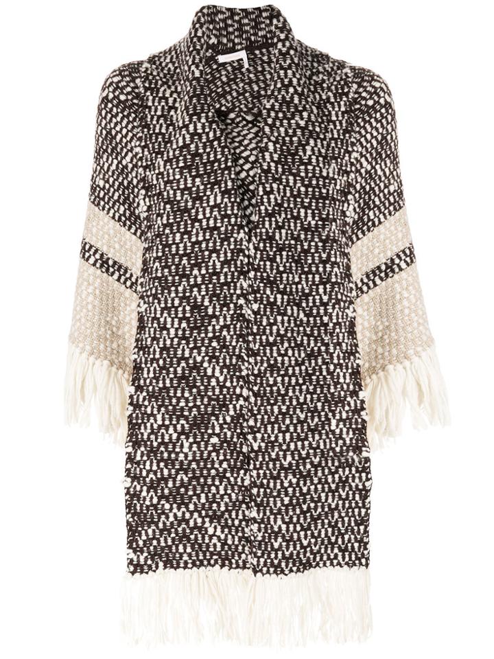 See By Chloé Scarf Cardigan Coat - Brown