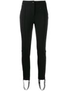 Fendi Elastic Strap Feet Leggings - Black
