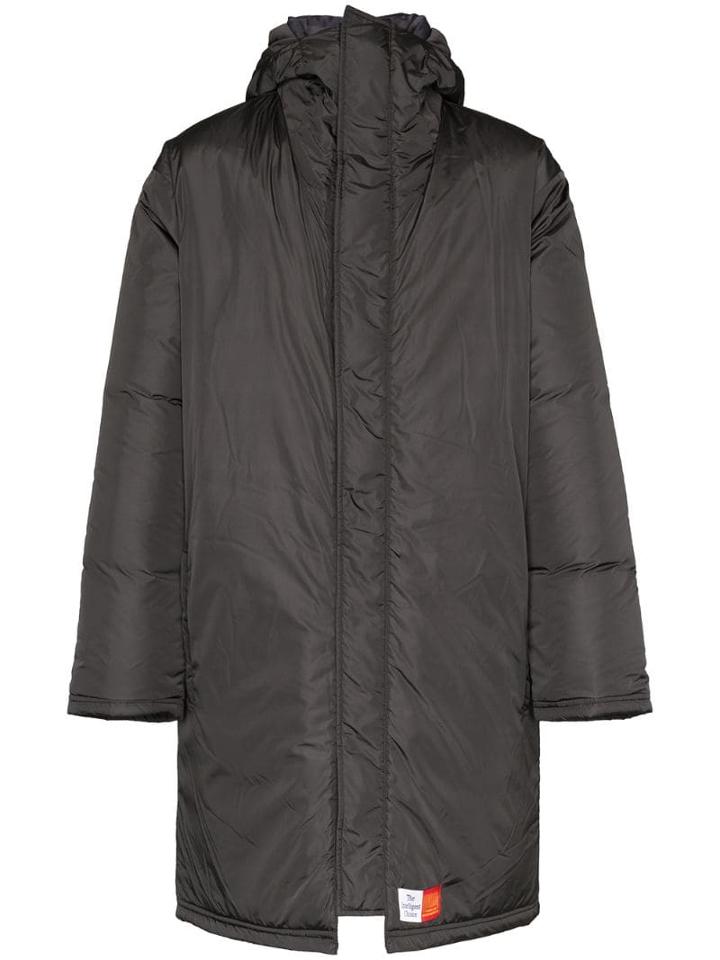 Martine Rose Wenger Padded Nylon Parka - Grey