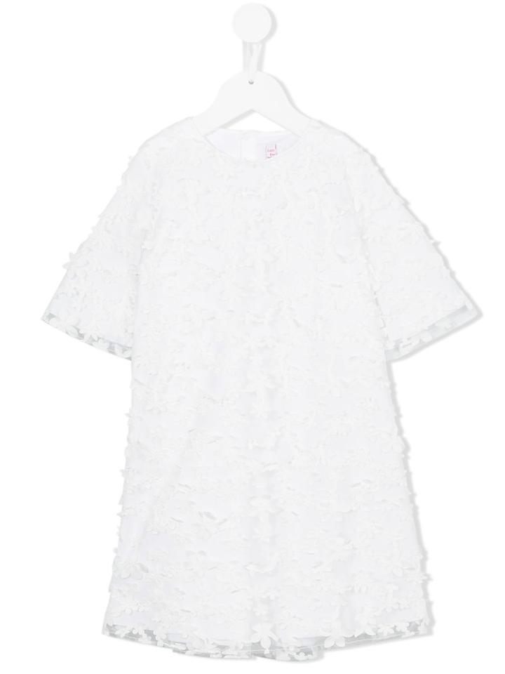 Il Gufo - Floral Tulle Dress - Kids - Cotton/polyamide/polyester/rubber - 6 Yrs, White