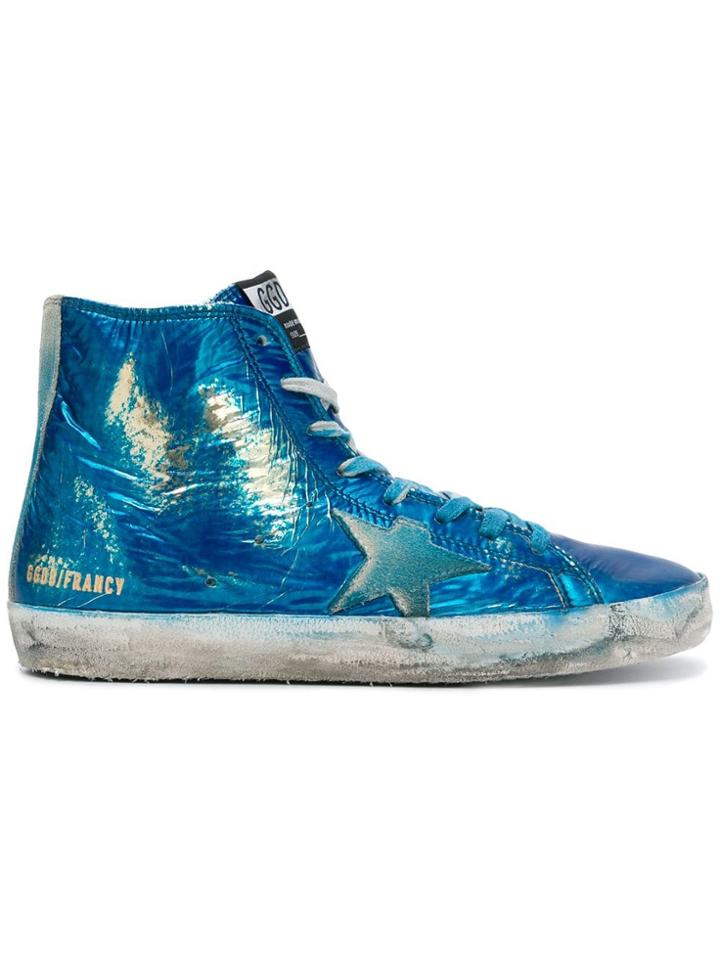 Golden Goose Deluxe Brand Francy High-top Sneakers - Blue