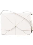 Cushnie Et Ochs Mark Crossbody Bag - White