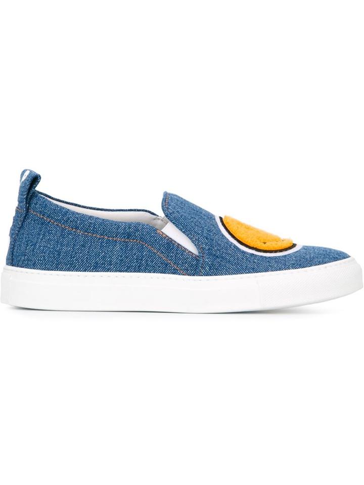 Joshua Sanders Smiley Slip-on Sneakers