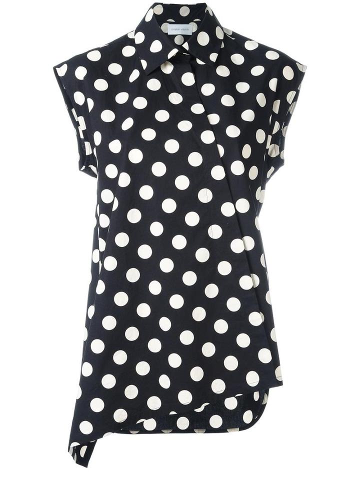 Christian Wijnants 'talla' Polka Dots Shirt, Women's, Size: 40, Black, Cotton