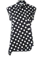 Christian Wijnants 'talla' Polka Dots Shirt, Women's, Size: 40, Black, Cotton
