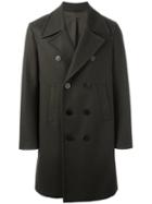 Neil Barrett Double Breasted Coat, Men's, Size: 50, Green, Cotton/polyamide/polyester/virgin Wool