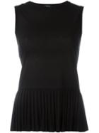 Theory Pleated Hem Tank Top