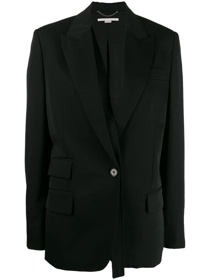 Stella Mccartney Strap Detail Blazer - Black