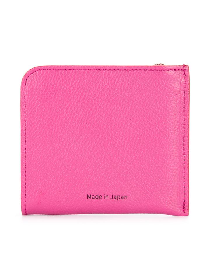 H Beauty & Youth Corner Zip Logo Wallet - Pink & Purple
