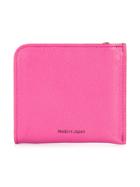 H Beauty & Youth Corner Zip Logo Wallet - Pink & Purple