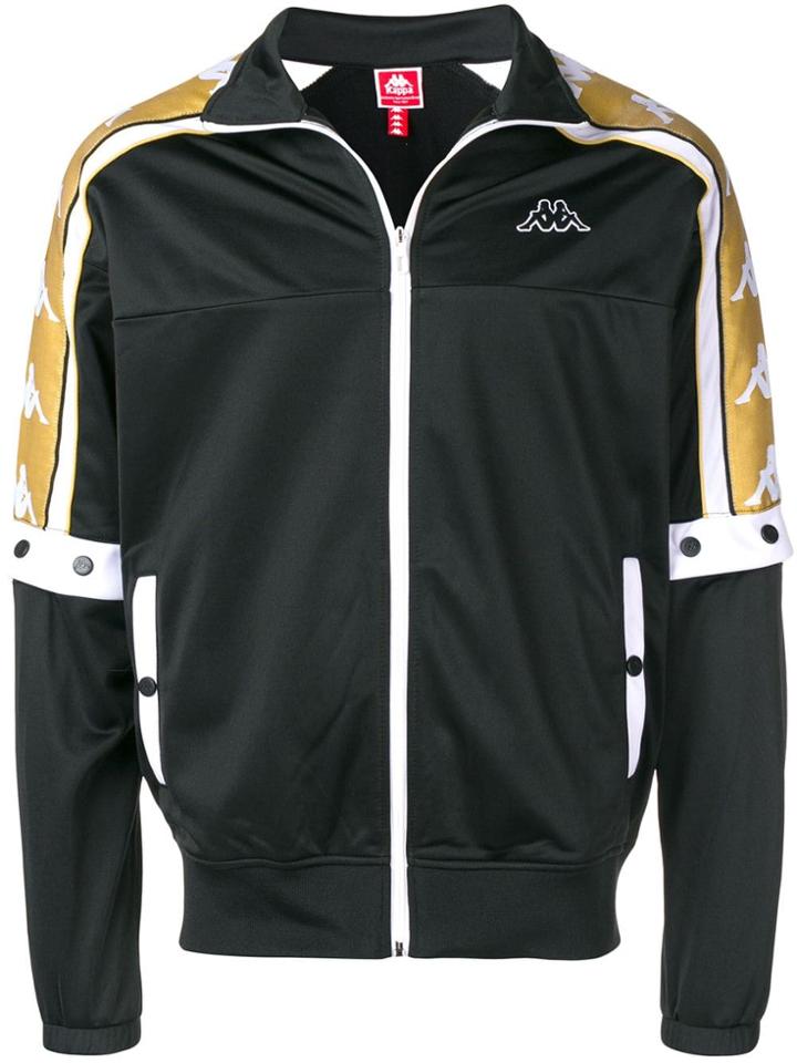 Kappa Arany Detachable Sleeves Track Jacket - Black