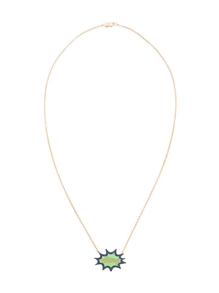 Monan 'wow!' Sapphire Pendant Necklace