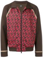 Fendi Logo Track Jacket - Black