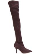 Yeezy Thigh High Boots - Red