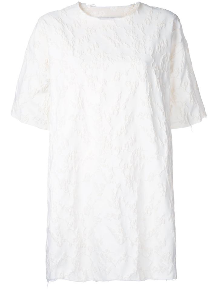 Marques'almeida Cloqué Mini Dress - White