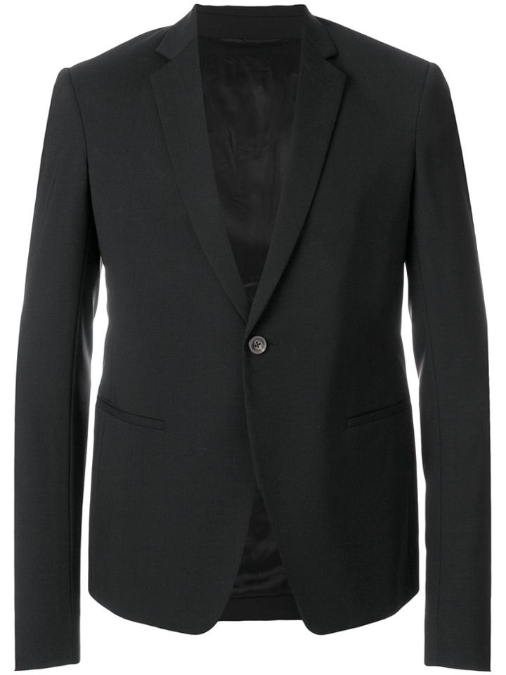 Rick Owens Buttoned Blazer - Black