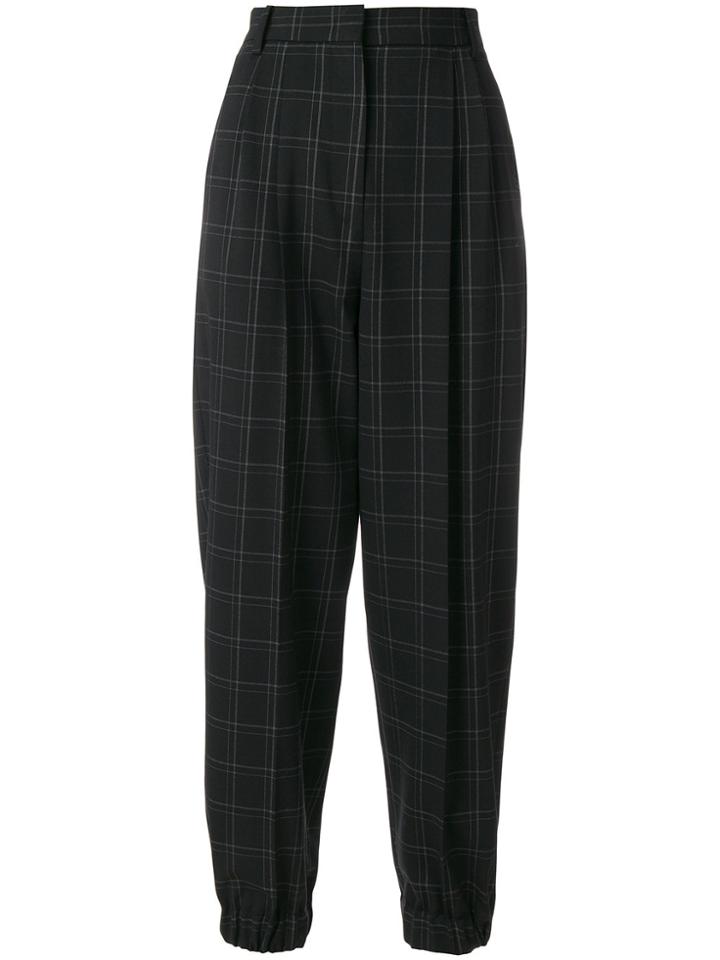 Antonio Marras Checked Trousers - Black
