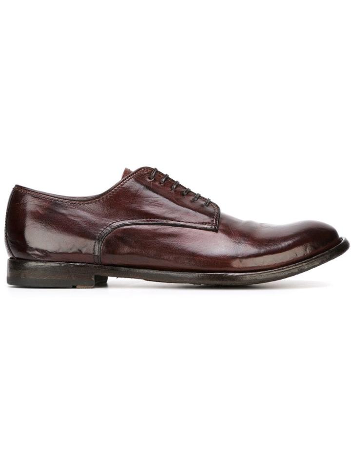 Officine Creative 'anatomia' Derby Shoes - Red