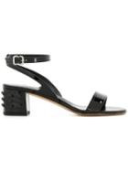 Tod's Stud Detail Block-heel Sandals - Black