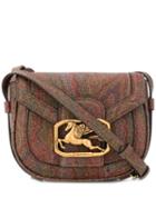 Etro Pegaso Paisley-print Bag - Brown