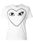 Comme Des Garcons Logo Printed T-shirt