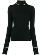 Maison Margiela Turtleneck Ribbed Jumper - Black