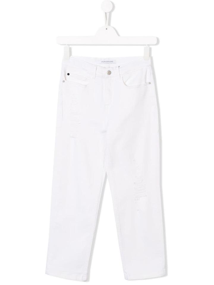 Calvin Klein Kids Casual Trousers - White