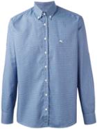 Etro Printed Shirt, Size: 39, Blue, Cotton