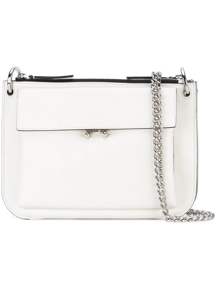 Marni - Pocket Bi-coloured Bag - Women - Calf Leather - One Size, White, Calf Leather