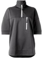 The Reracs - Zip Front Shirt - Women - Cotton/polyester - One Size, Green, Cotton/polyester