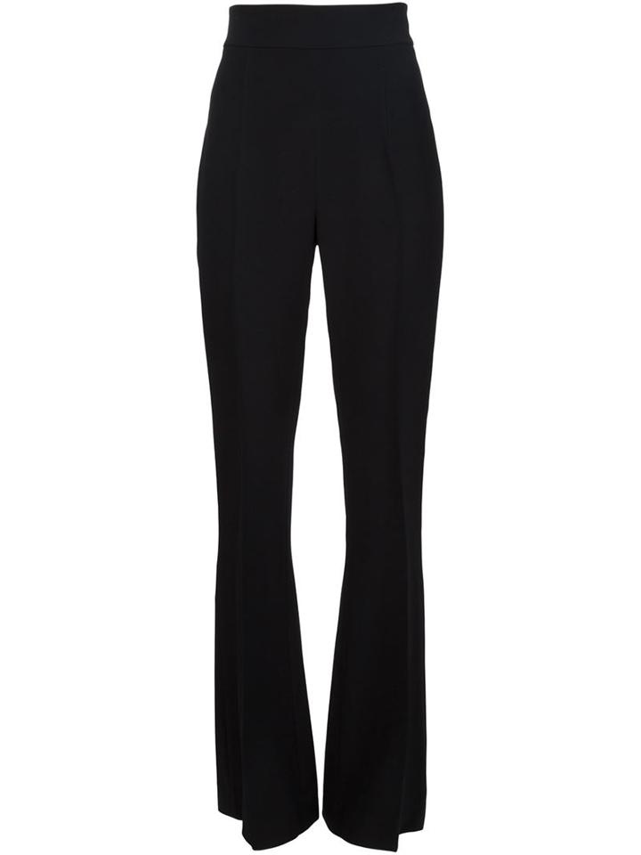 Cushnie Et Ochs Flared Trousers, Women's, Size: 6, Black, Viscose/spandex/elastane