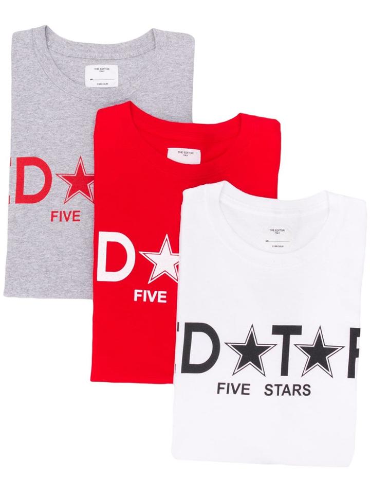 The Editor Graphic Print T-shirt - White