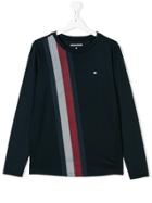 Tommy Hilfiger Junior Teen Tri-stripe Long Sleeve Top - Blue