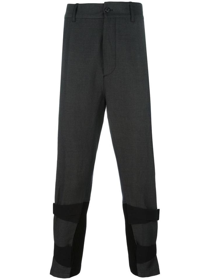 Ann Demeulemeester Albert Trousers, Men's, Size: Xs, Grey, Linen/flax/cotton